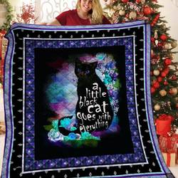 Black Cat Jfj Quilt Pn and Home Decor
