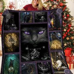 Black Cat Jfj Quilt Qu and Home Decor