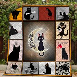 Black Cat Quilt Blanket Dhc1501808Vt and Home Decor