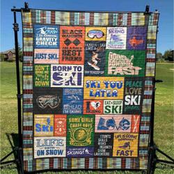 Black Diamonds Are A Girl S Best Friend Cg270506 Quilt Blanket and Home Decor