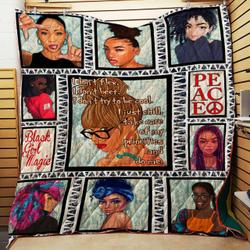 Black Girl Magic Quilt Blanket Dhc150120537Td and Home Decor