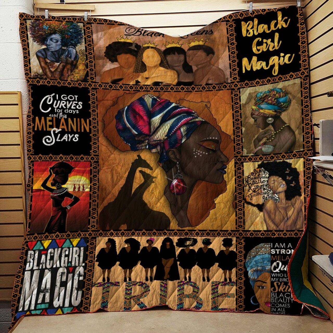Black Girl Magic Quilt Blanket Dhc150120548Td and Home Decor
