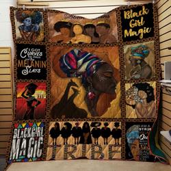 Black Girl Magic Quilt Blanket Dhc150120548Td and Home Decor