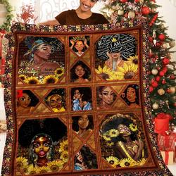 Black Girl Mmm161048Mi Quilt Blanket and Home Decor