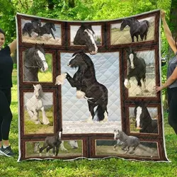 Black Horse Hur Quilt dg and Home Decor