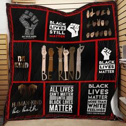Black Lives Matter Quilt Bt and Home Decor
