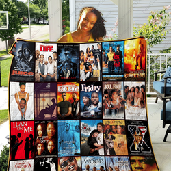 Black Movies Poster Quilt Blanket Tn071209 and Home Decor