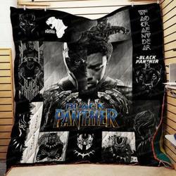 Black Panther Quilt Blanket Bp01  Quilt and Home Decor