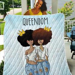 Black Queen Art TH2309149CL Quilt Blanket and Home Decor