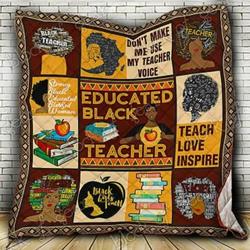 Black Teacher Magic Cl18100094Mdq Quilt Blanket and Home Decor
