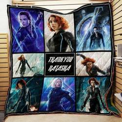 Black Widow Quilt Blanket Thank You Natasha  Quilt and Home Decor