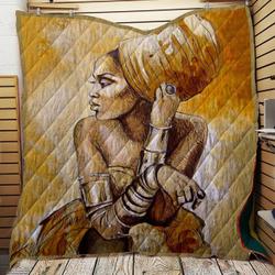 Black Women African Magical Quilt Blanket Dhc150120552Td and Home Decor