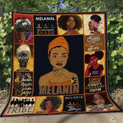 Black Women Bi010805C Tbg Quilt Blanket and Home Decor