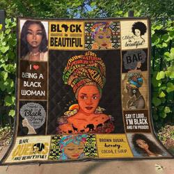 Black Women Li200703A Tbg Quilt Blanket and Home Decor
