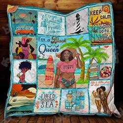 Black Women On The Beach Cl18100102Mdq Quilt Blanket and Home Decor