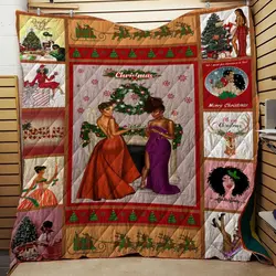 Black Women Quilt Blanket Dhc150120526Td and Home Decor