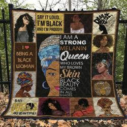 Black Women Tu120709A Quilt Blanket and Home Decor