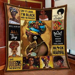 Black Women Tu180706A Tbg Quilt Blanket and Home Decor