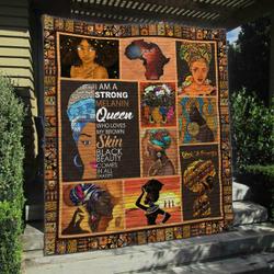 Black Women Tu190701A Tbg Quilt Blanket and Home Decor