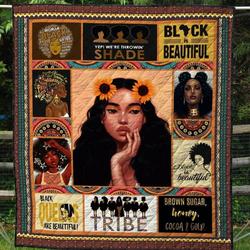 Black Women Ye170706A Tbg Quilt Blanket and Home Decor