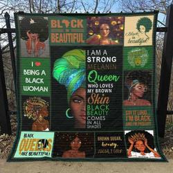 Black Women Ye200701A Tbg Quilt Blanket and Home Decor