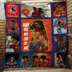 Black Wonder Woman Quilt Blanket Dhc150120553Td and Home Decor