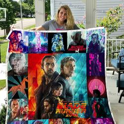 Blade Runner Poster Quilt Blanket and Home Decor