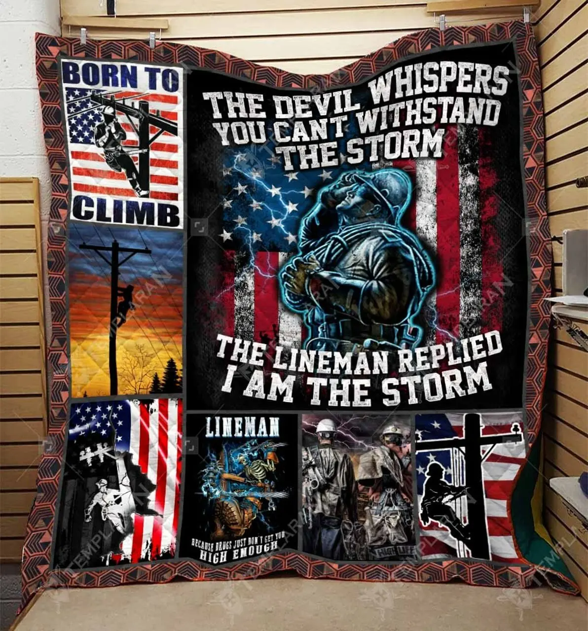 Blanket 3D Printing Pm-Qdt00007 Quilt and Home Decor