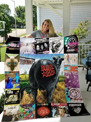 Blink 182 Albums Quilt Blanket For Fans Ver 17 and Home Decor
