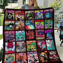 Blink 182 HVT210602 Quilt Blanket and Home Decor