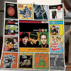 Blink 182 Singles Album Quilt Blanket 02 and Home Decor