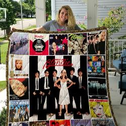 Blondie Poster Quilt Blanket Ver 2 and Home Decor