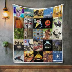 Blur Album Covers Quilt Blanket and Home Decor