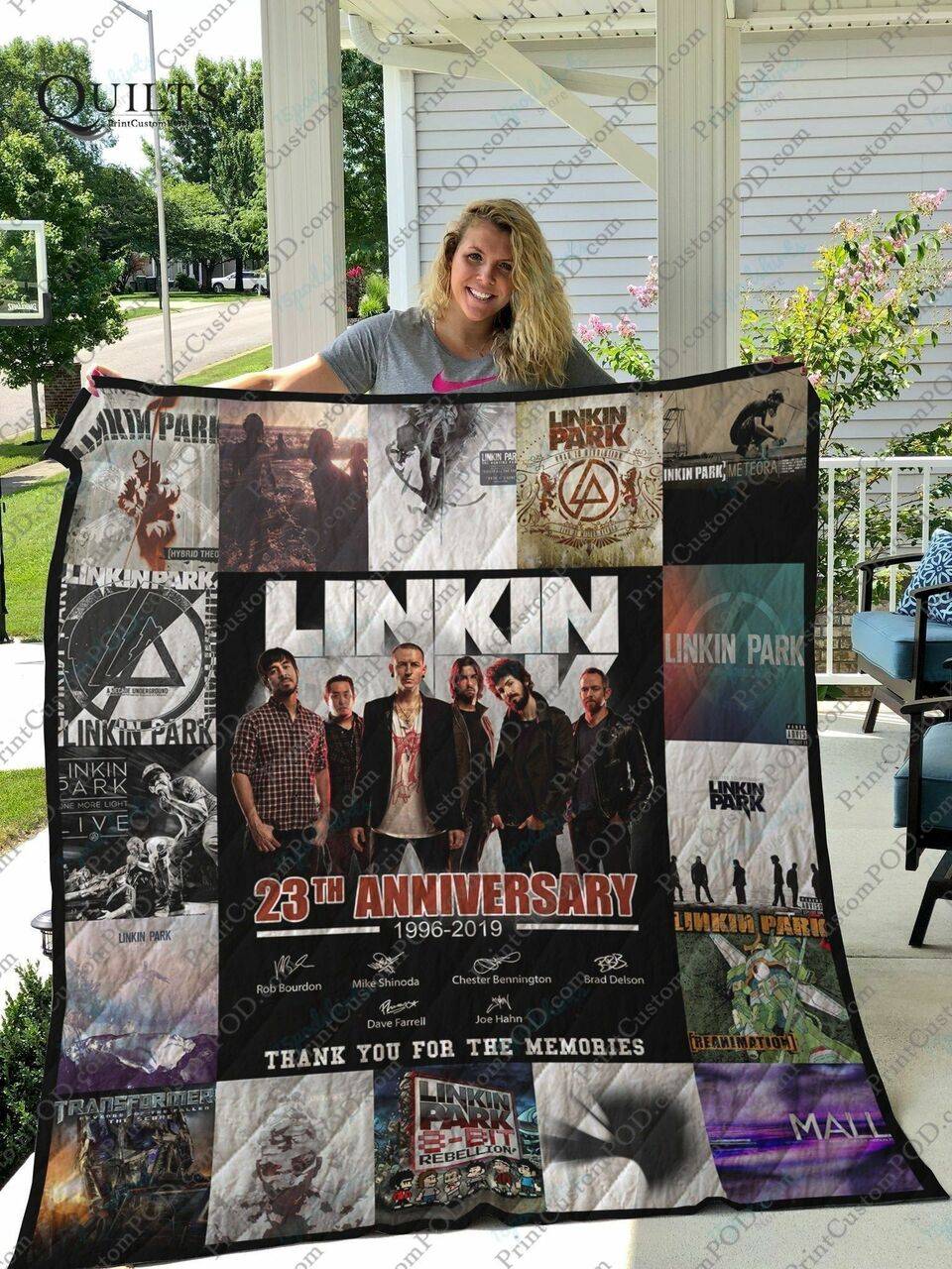Bm Linkin Park Quilt Blanket and Home Decor