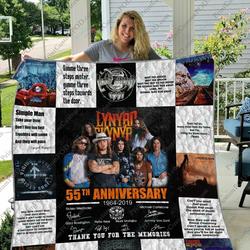 Bm Lynyrd Skynyrd Quilt Blanket Ver 2 and Home Decor