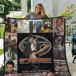 Bm Merle Haggard Quilt Blanket and Home Decor