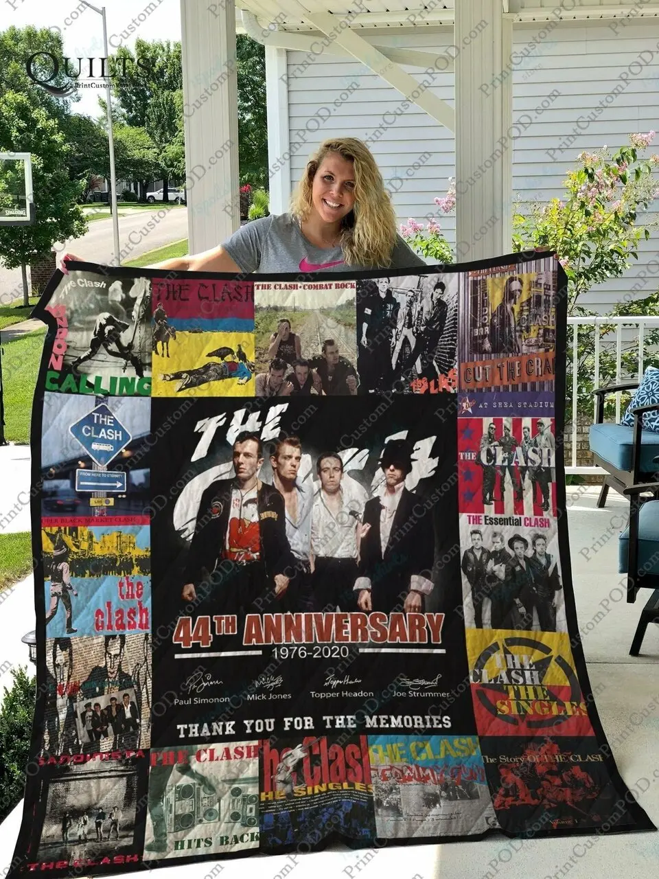 Bm The Clash Quilt Blanket and Home Decor