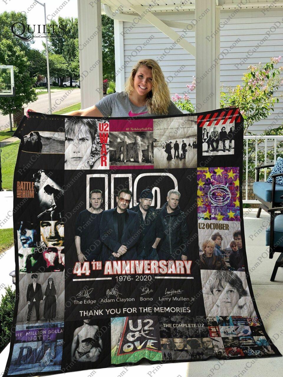 Bm U2 Quilt Blanket and Home Decor