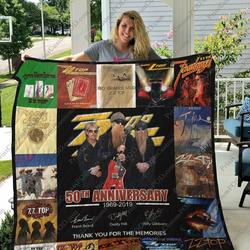 Bm Zz Top Quilt Blanket and Home Decor
