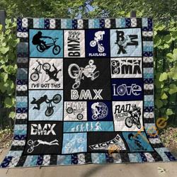 BMX - Rad Racing Blanket TH2906 Quilt and Home Decor