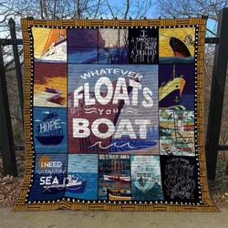 Boat Td210507 Quilt Blanket and Home Decor