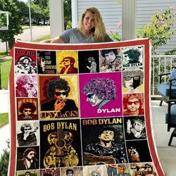 Bob Dylan 1 Quilt Blanket and Home Decor