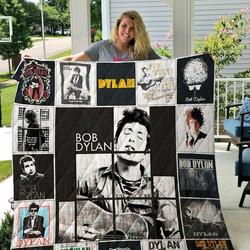 Bob Dylan Quilt Blanket For Fans and Home Decor