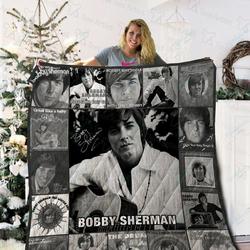 Bobby Sherman Quilt Blanket 02231 and Home Decor