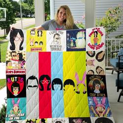 Bob’S Burgers Quilt Blanket Ver 01 and Home Decor
