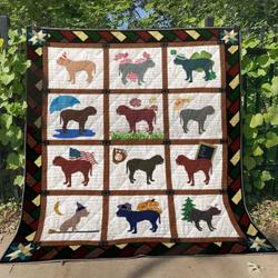 Boerboel Tl310509 Quilt Blanket and Home Decor