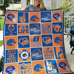 Boise State Broncos Quilt Blanket B080603  Quilt and Home Decor