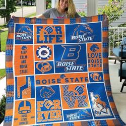 Boise State Broncos Quilt Blanket B080604  Quilt and Home Decor