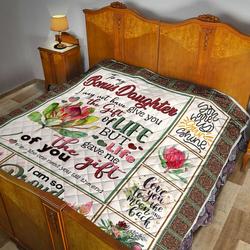 Bonus Mom To Bonus Daughter Quilt Blanket Dhc02011244Dd and Home Decor