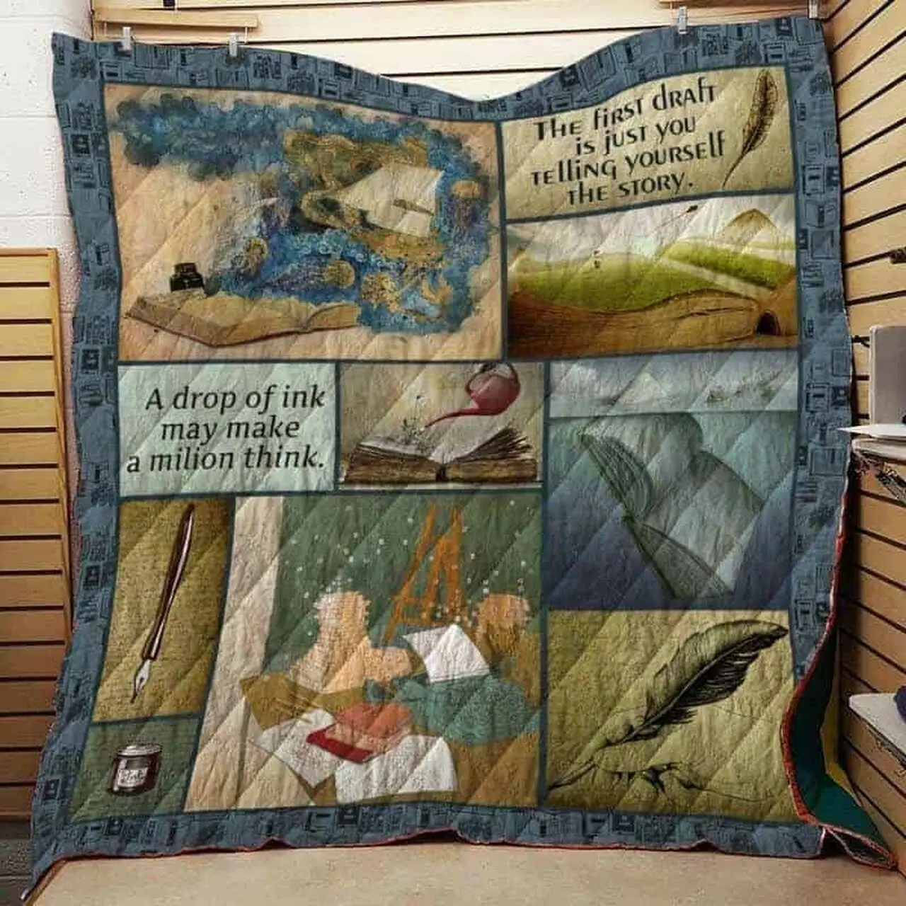 Book Cla1610296Q Quilt Blanket and Home Decor